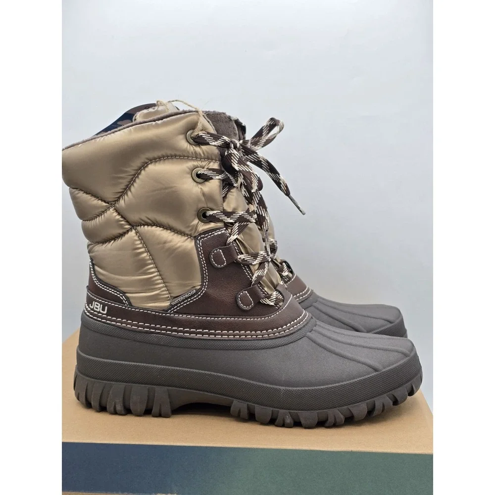 JBU by Jambu womens‎ Canyon Waterproof  Winter Boots Bronze Dark Brown - Sz 10 M